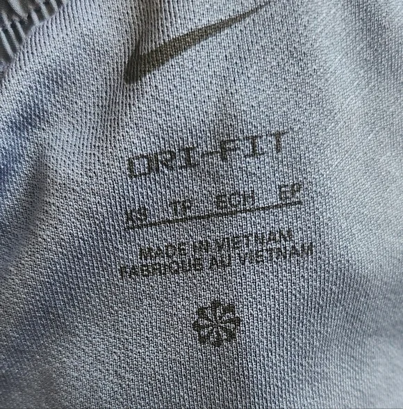 Nike Dri-Fit Lined Athletic Shorts Women's Small Blue Gray Running Training Gym - Picture 4 of 4